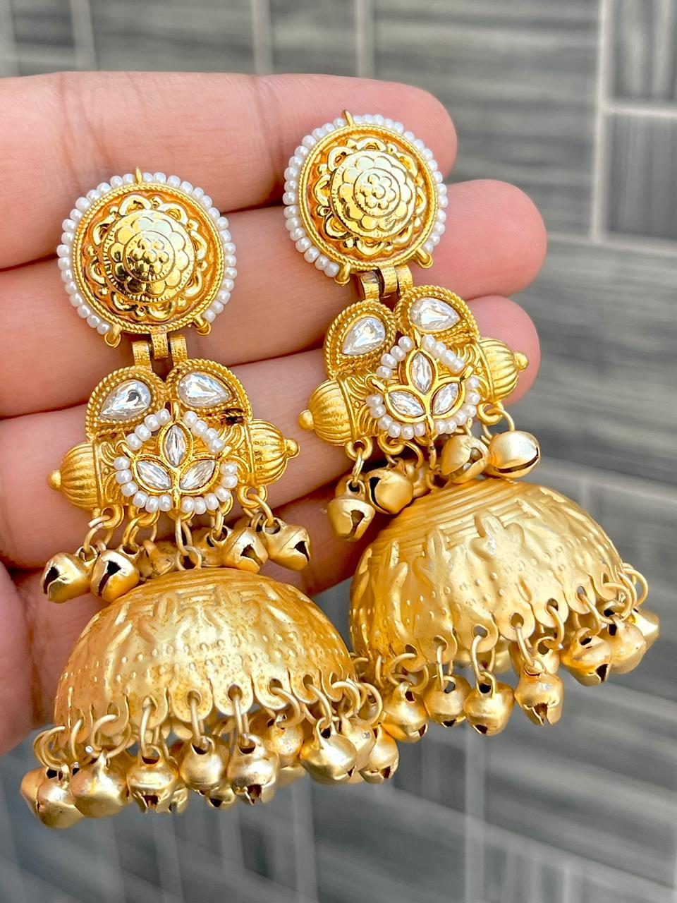 Kashmiri Big Size Jaipuri Statement Jhumkaa